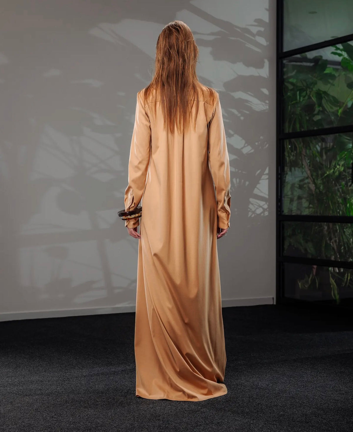 02- Auréa Jersey Shirt Maxi Dress