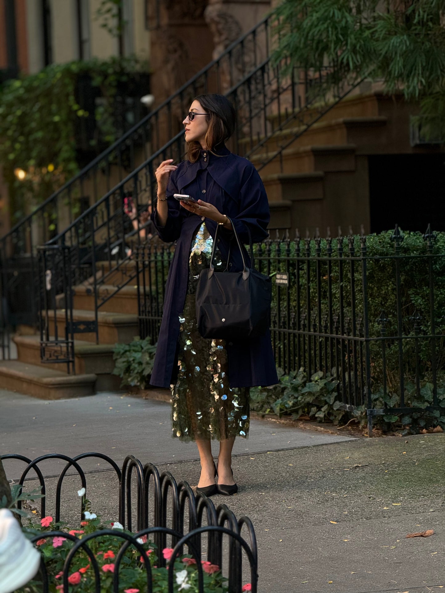 Navy Blue Coat With Timeless Style