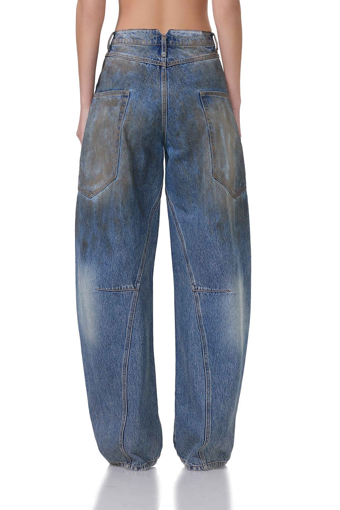 Bexley Barrel Pants - Wash Dusty Tone
