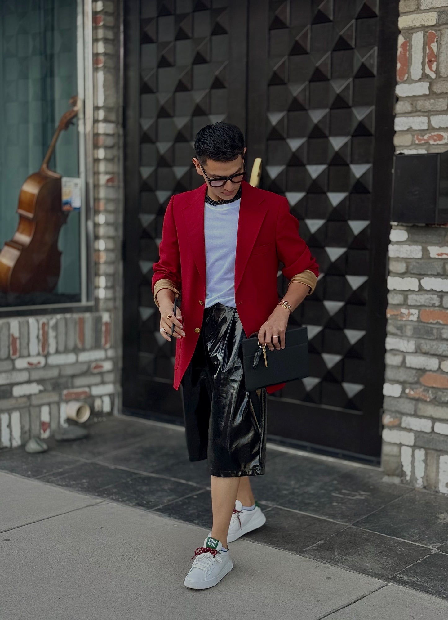 Culotte-style bermuda