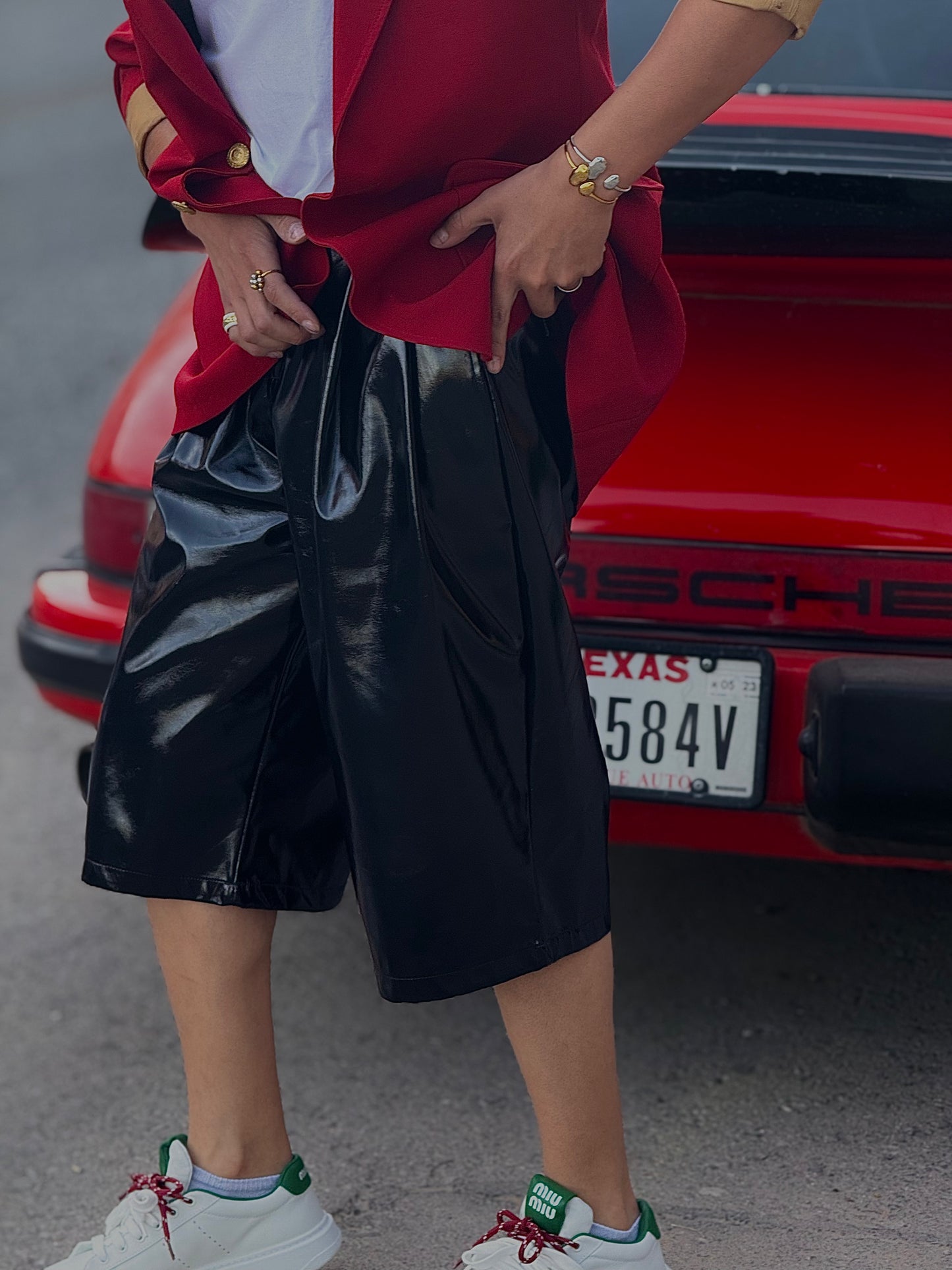 Culotte-style bermuda