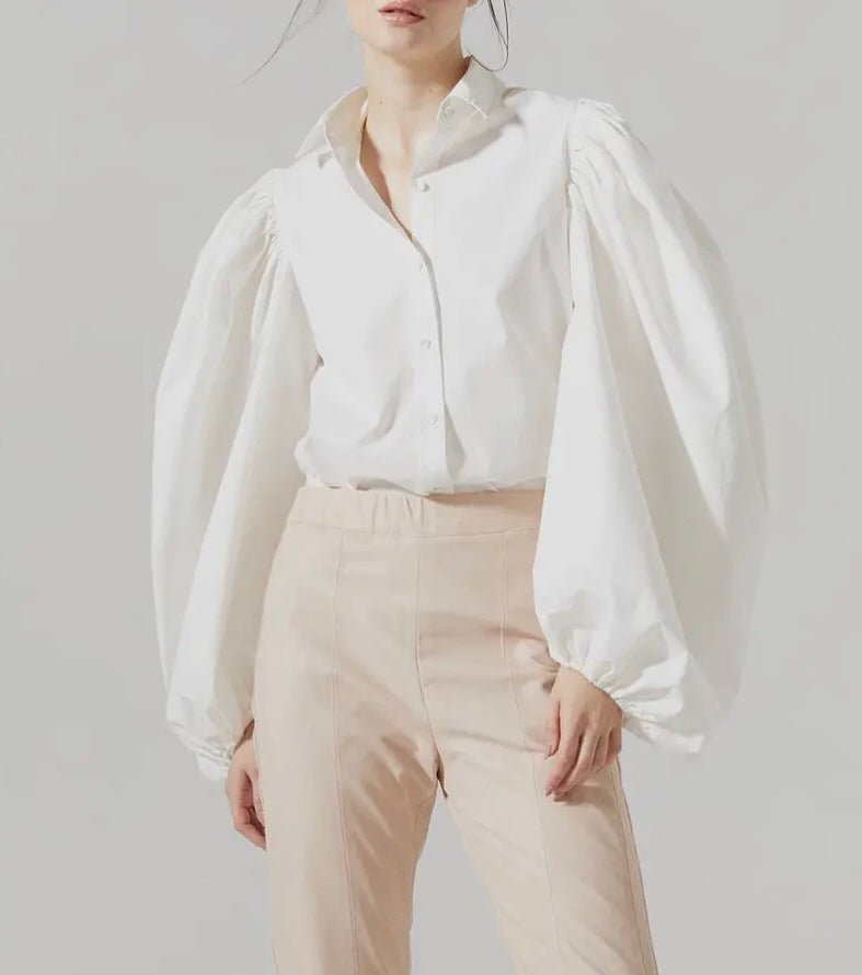 08 - Samba Cotton Poplin Shirt - White
