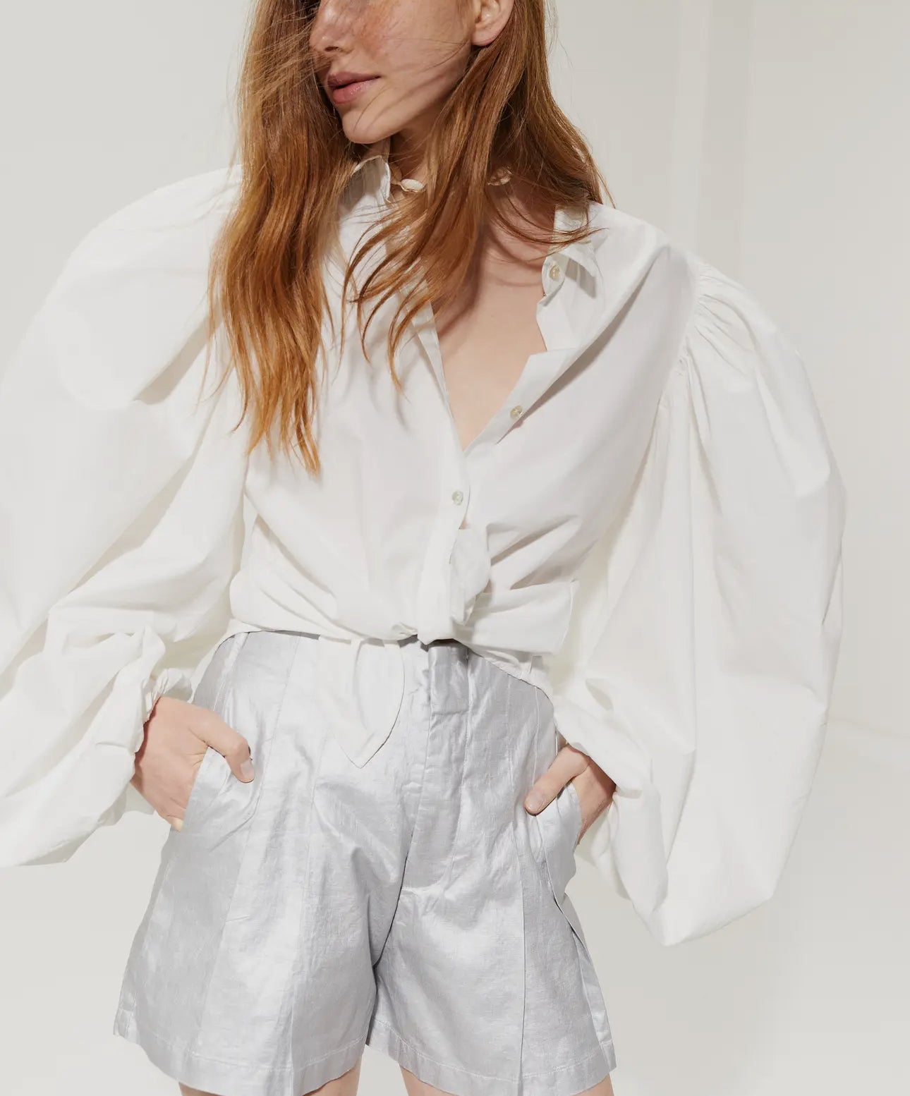 08 - Samba Cotton Poplin Shirt - White