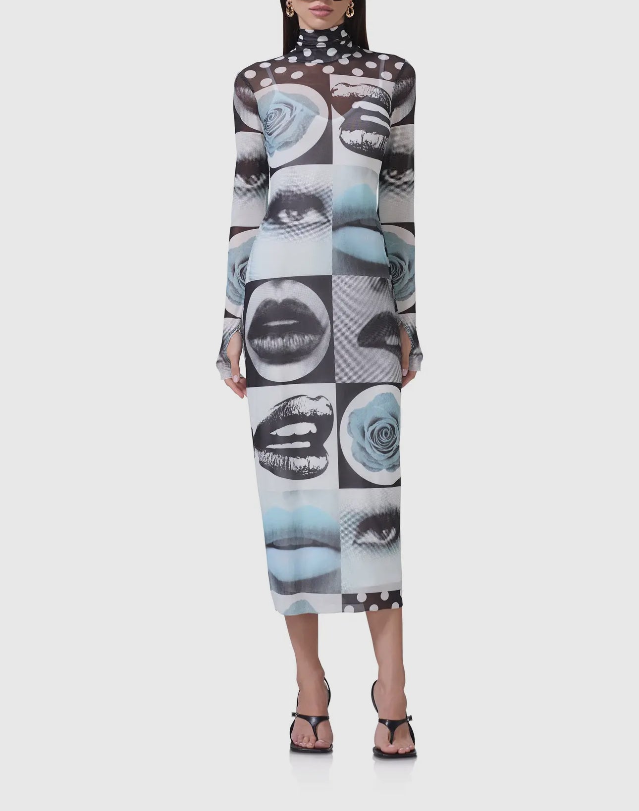 Shailene Dress - Pop Art Abstract
