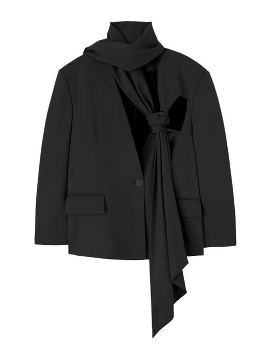Sahara Knot -  Blazer Straight Pants Suit