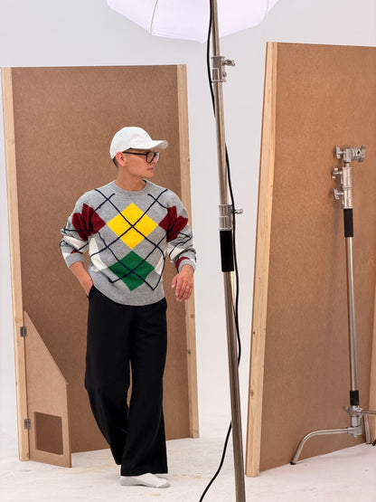 ARGYLE SWEATER