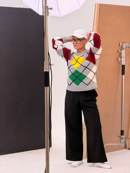 ARGYLE SWEATER
