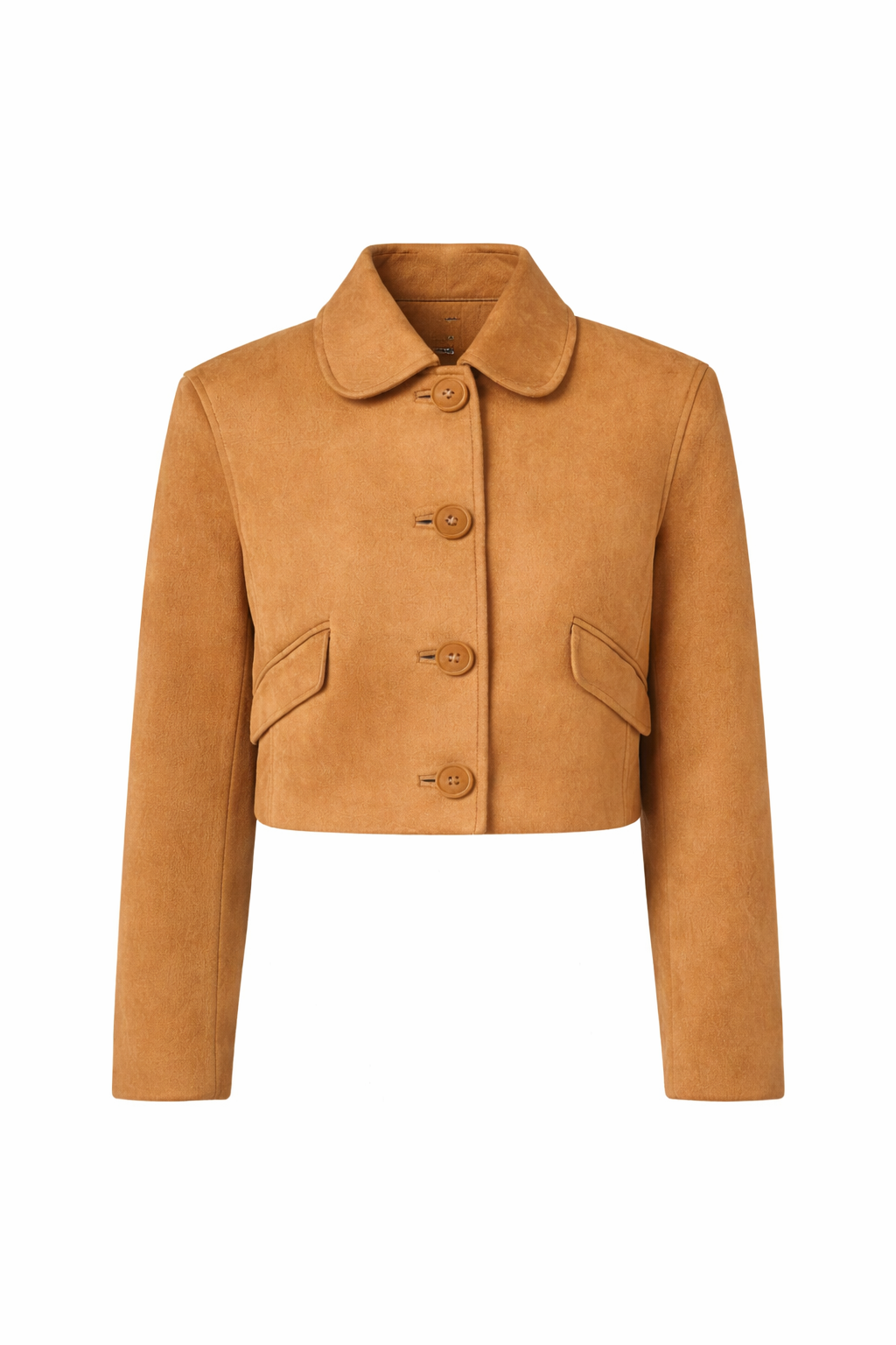 12 - Suede Big Button Jacket