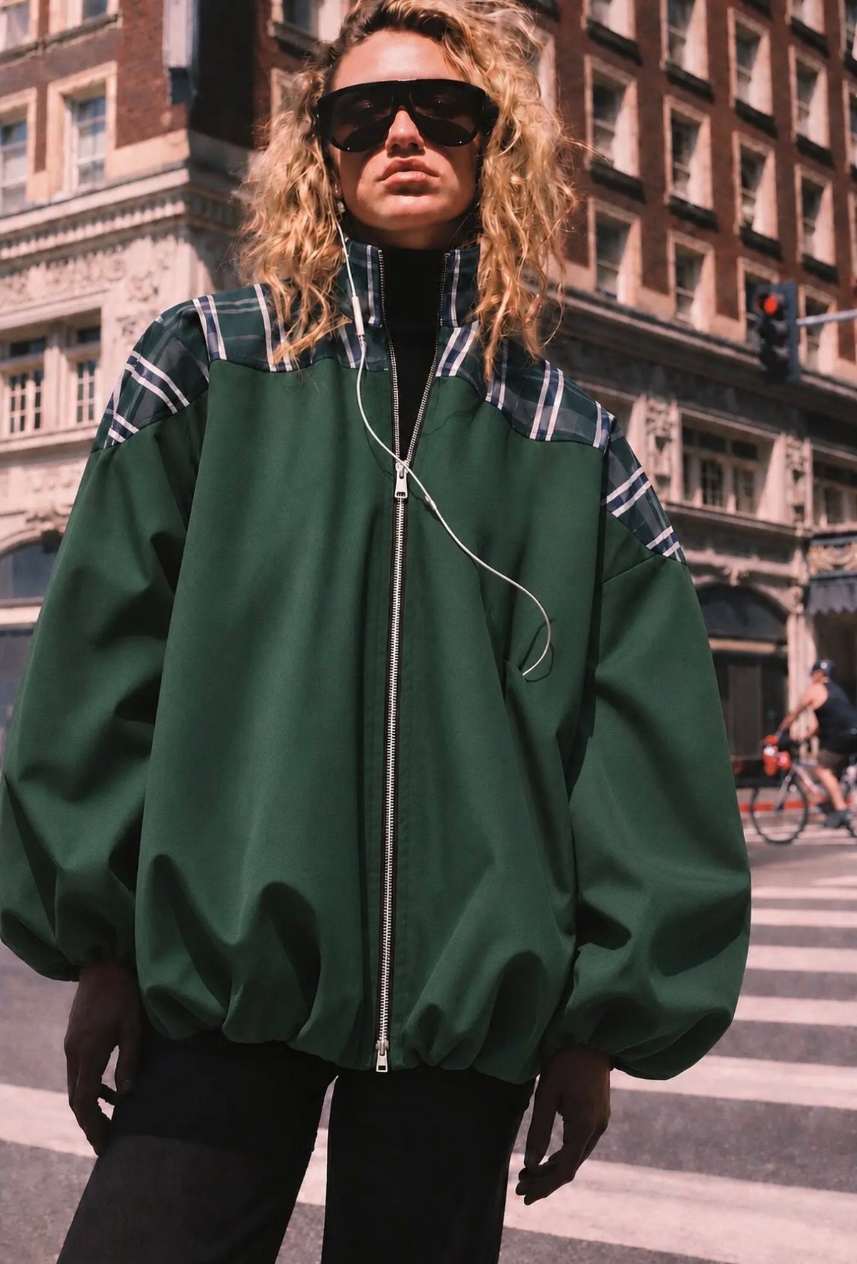 01 - A Forest Green bomber Jacket
