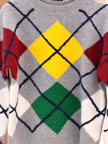 ARGYLE SWEATER