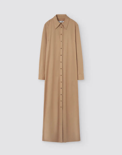 02- Auréa Jersey Shirt Maxi Dress