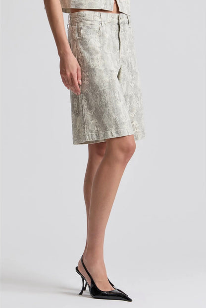Python Longline Denim Bermuda