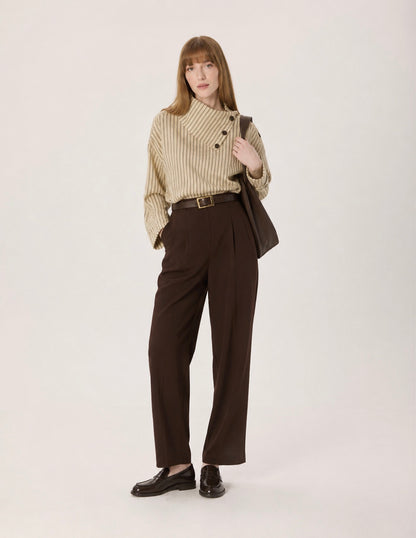 Sculpted Collar Tunic