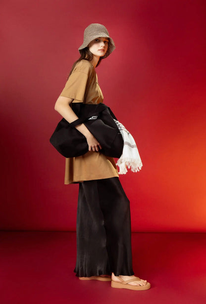 Tobacco Oversized Cotton Tee