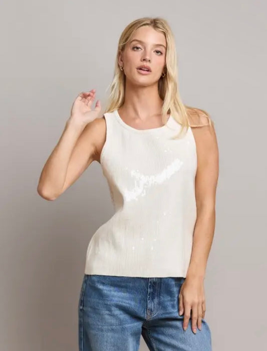 Georgina - Sequin Knit Tank
