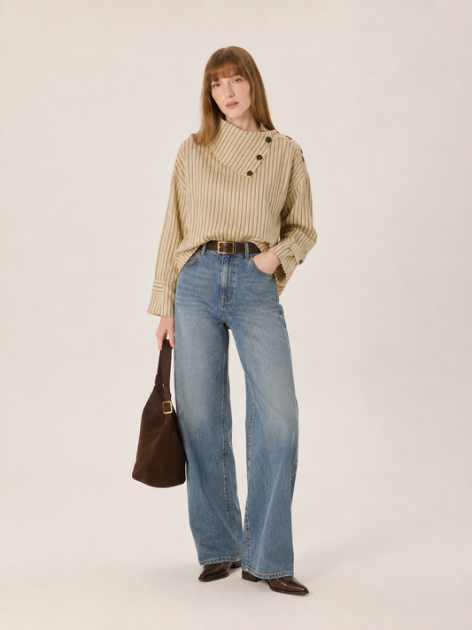 01- AaSculpted Collar Tunic
