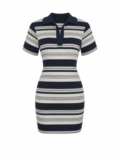 01 - Newport Stripe Dress