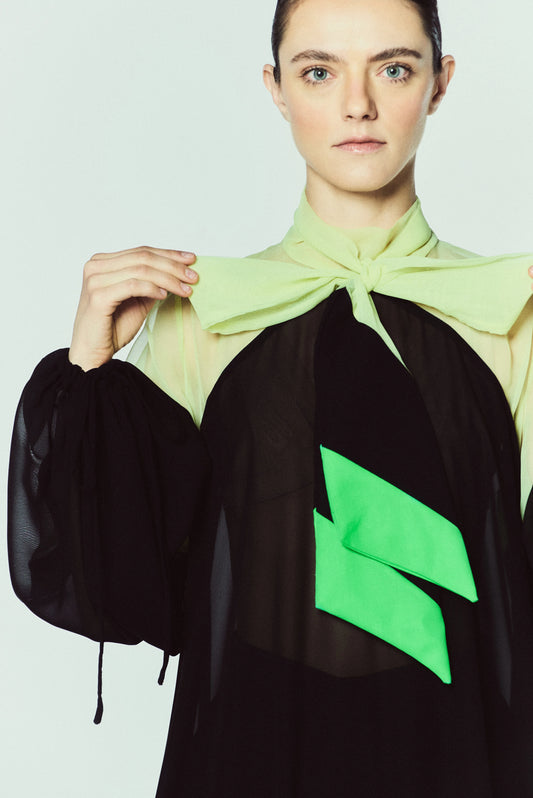 10 - Dress Beetle / Black & Green