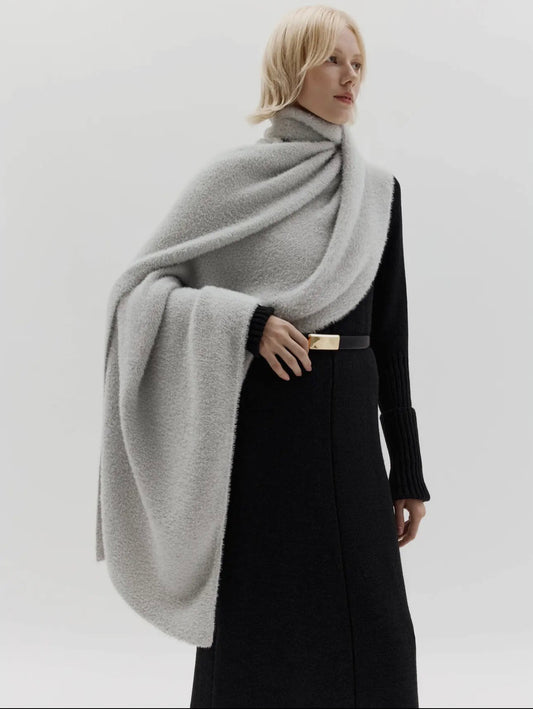 07 - Aura Knit Convertible Shawl-Stole