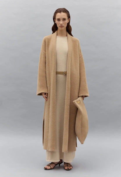 04 - Longline Fluffy Cardigan Bella