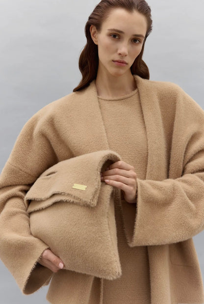 04 - Longline Fluffy Cardigan Bella