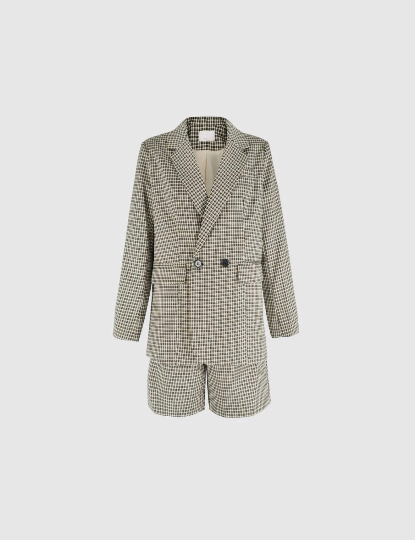 04 - Two-piece Suit With Tartan Print