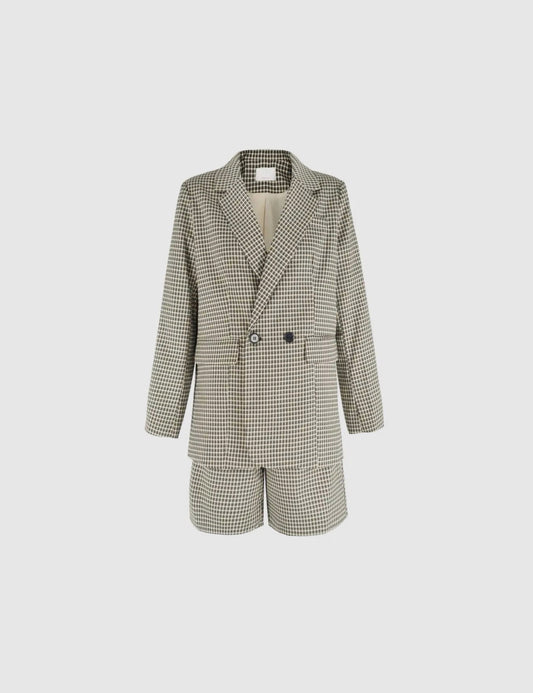 04 - Two-piece Suit With Tartan Print