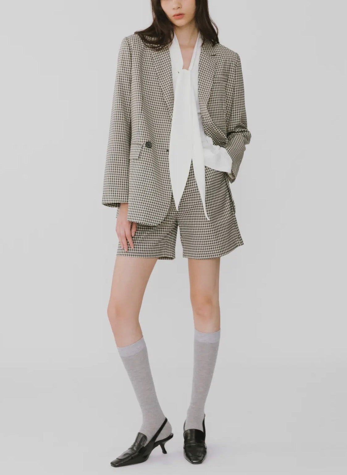 04 - Two-piece Suit With Tartan Print