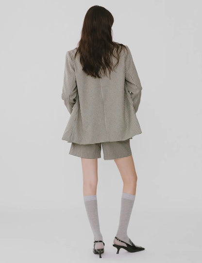 04 - Two-piece Suit With Tartan Print