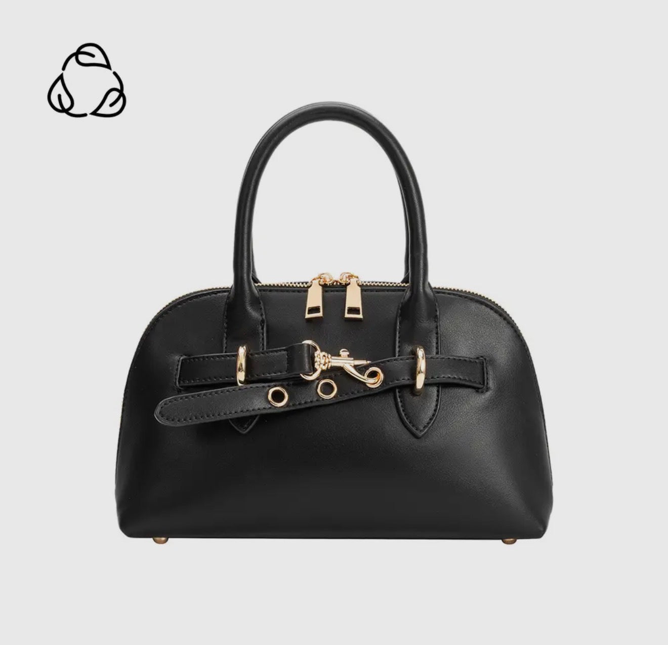 08 - Vegan Leather Handbag Rue Black