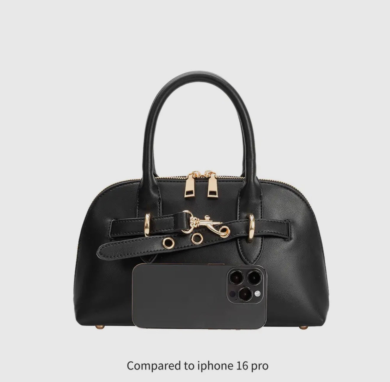 08 - Vegan Leather Handbag Rue Black