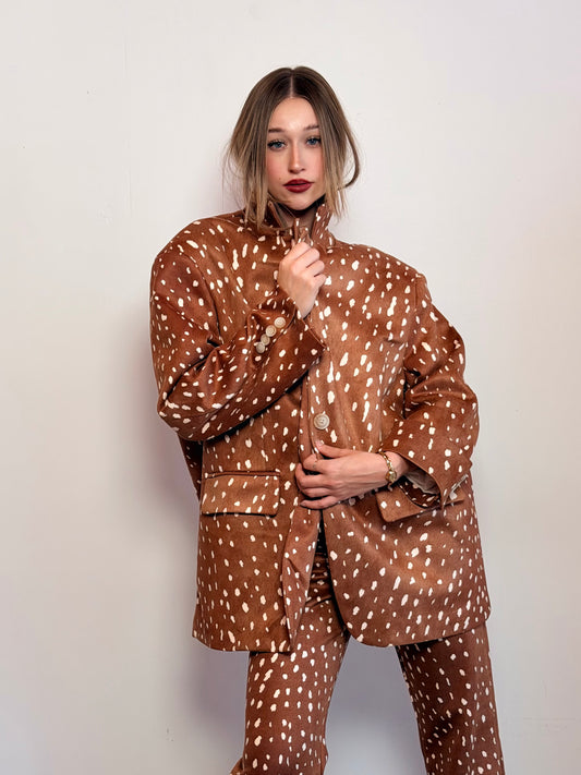 Bambi Print Blazer