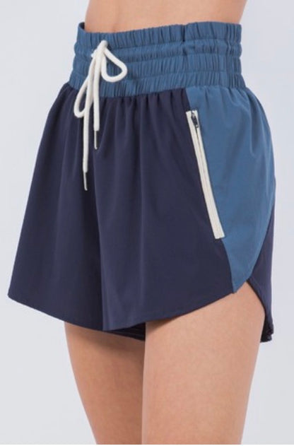 Set Zip Up Color Block Windbreaker