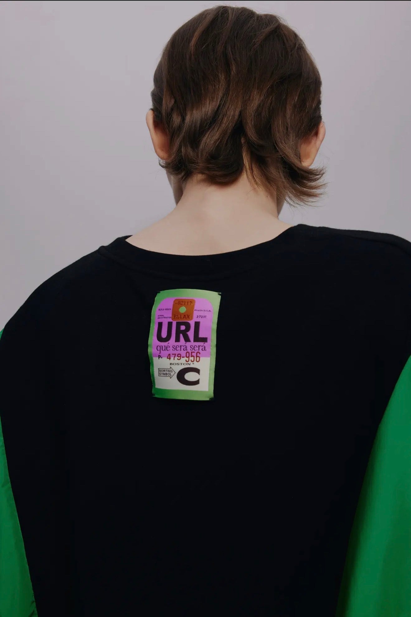 18 - Tri color Patchwork Sweatshirt