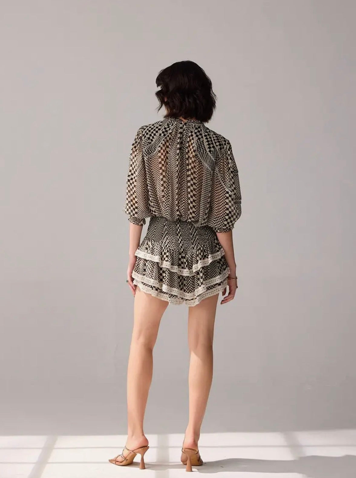 01 - Keira plaid mini skirt