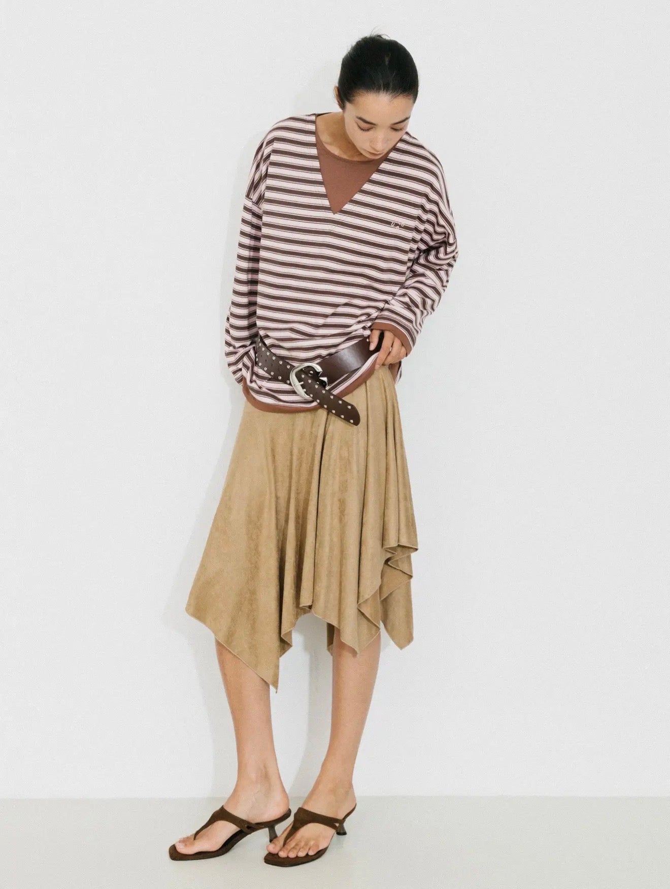 08 - Desert Asymmetric Flow Skirt