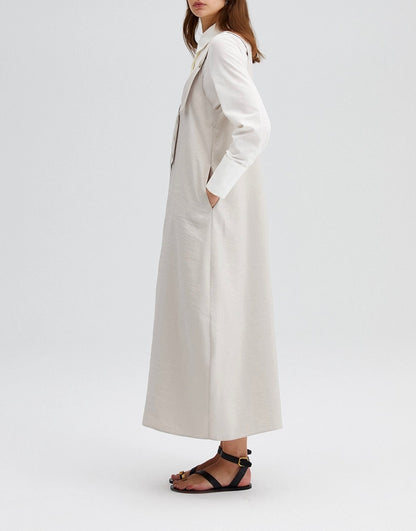 Button Detailed Linen Gilet